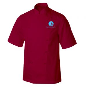 Áo bếp BO-AB03 đỏ