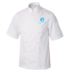 Áo bếp BO-AB03 trắng