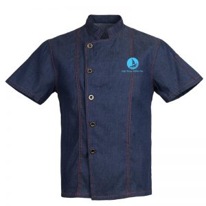Áo bếp BO-AB05 xanh dương