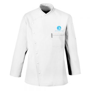 Áo bếp BO-AB07 trắng