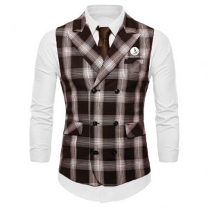 Áo ghile nam BO-GLNA06 nâu