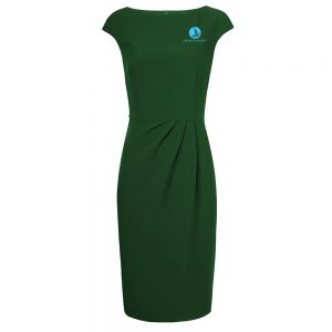 Đầm công sở BO-QLNU05 xanh lá