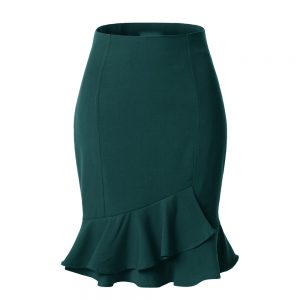 Váy công sở BO-VCS01 xanh lá