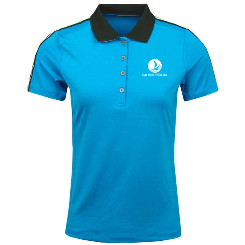 May áo đồng phục cổ trụ đẹp 