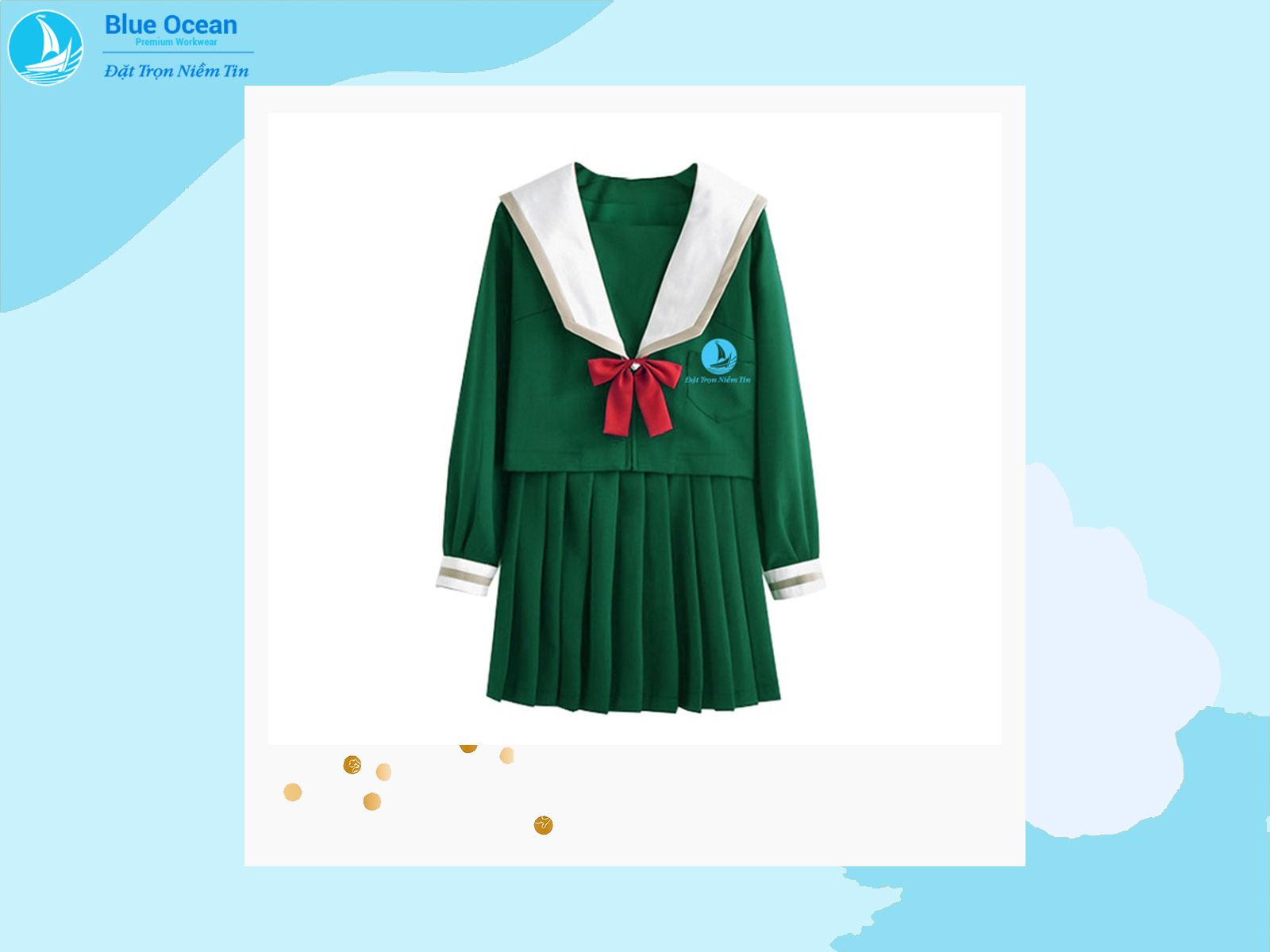 Ưu đãi hấp dẫn khi khách hàng mua đồng phục tại Blue Ocean Uniform