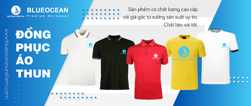 BlueOcean - đơn vị chuyên may áo thun quảng cáo theo yêu cầu
