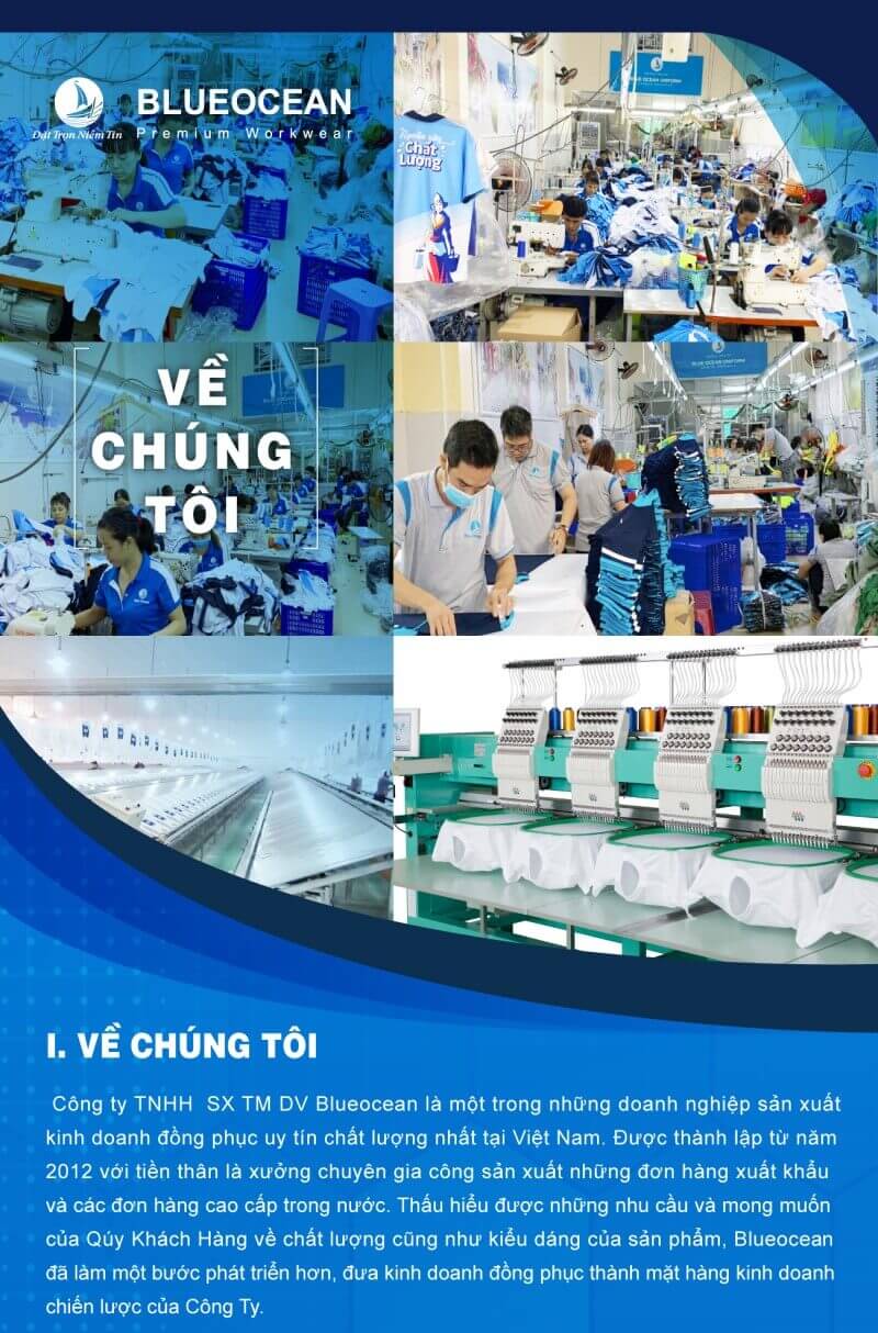 Blue Ocean- công ty may đồng phục quận 6 giá rẻ, chất lượng Blue Ocean- công ty may đồng phục quận 6 giá rẻ, chất lượng