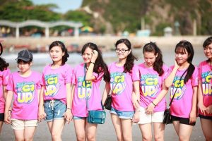 Áo thun đi biển nhóm cho đồng phục lớp độc đáo