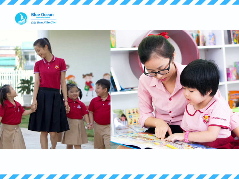 Những mẫu đồng phục giáo viên mầm non