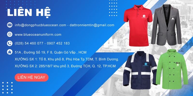 Blue Ocean Uniform - Dịch vụ may áo phông đồng phục lớp